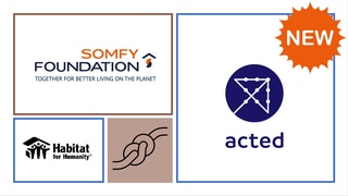 A new international partnership for SOMFY Foundation